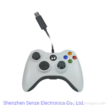 Wired White Color Game Controller for xBox360/PC